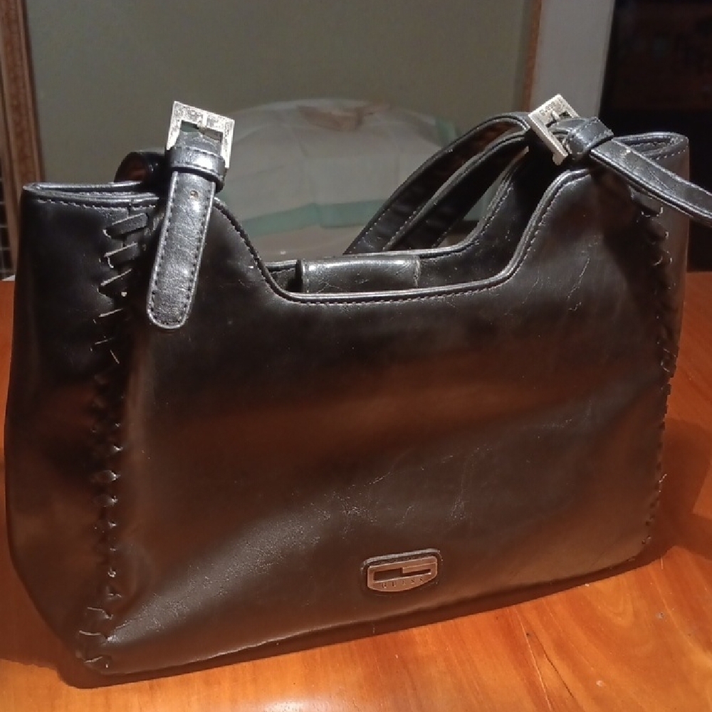 Guess Vintage Black Handbag Y2k